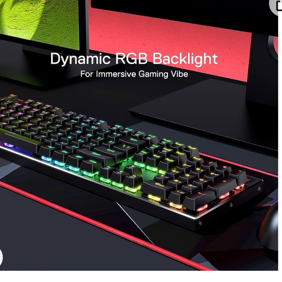 Redragon PRO Wireless RGB Gaming Keyboard, BT/2.4Ghz Tri-Mode - Picture 4 of 6